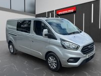 USED 2021 21 FORD TRANSIT CUSTOM 2.0 320 EcoBlue Limited Crew Van L2 H1 Euro 6 (s/s) 5dr (6 Seat) W-BELT DONE|LWB|EURO 6|NO VAT