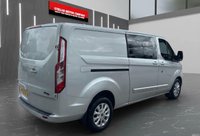 USED 2021 21 FORD TRANSIT CUSTOM 2.0 320 EcoBlue Limited Crew Van L2 H1 Euro 6 (s/s) 5dr (6 Seat) W-BELT DONE|LWB|EURO 6|NO VAT