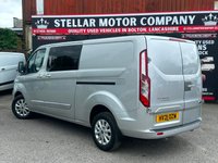 USED 2021 21 FORD TRANSIT CUSTOM 2.0 320 EcoBlue Limited Crew Van L2 H1 Euro 6 (s/s) 5dr (6 Seat) W-BELT DONE|LWB|EURO 6|NO VAT