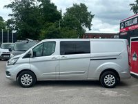 USED 2021 21 FORD TRANSIT CUSTOM 2.0 320 EcoBlue Limited Crew Van L2 H1 Euro 6 (s/s) 5dr (6 Seat) W-BELT DONE|LWB|EURO 6|NO VAT