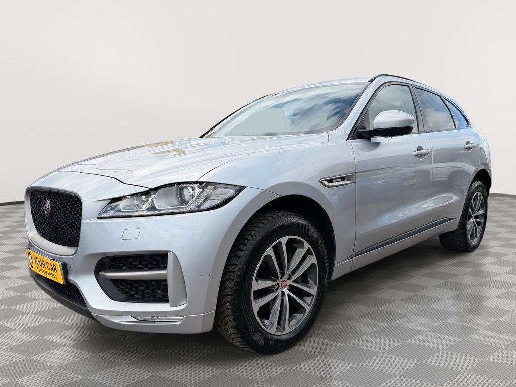 USED 2017 17 JAGUAR F-PACE 2.0 D180 R-Sport SUV 5dr Diesel Auto AWD Euro 6 (s/s) (180 ps) Pan Roof, Rear Camera