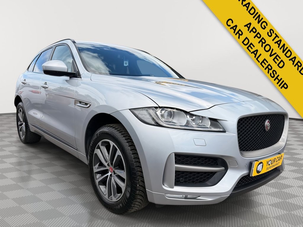USED 2017 17 JAGUAR F-PACE 2.0 D180 R-Sport SUV 5dr Diesel Auto AWD Euro 6 (s/s) (180 ps) Pan Roof, Rear Camera