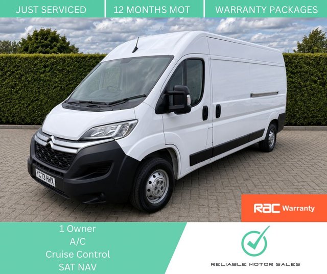 View our Citroen Relay 2.2 BlueHDi 35 Enterprise Edition Panel Van 5dr Diesel Manual L3 High Roof Euro 6 (s/s) (140 ps)