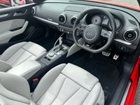 USED 2016 66 AUDI S3 2.0 TFSI Cabriolet 2dr Petrol S Tronic quattro Euro 6 (s/s) (Nav) (300 ps) A FINE EXAMPLE THROUGHOUT