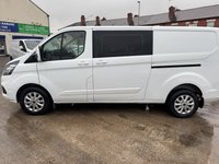 USED 2023 73 FORD TRANSIT CUSTOM 2.0 300 EcoBlue Limited Crew Van Double Cab 5dr Diesel Manual L1 H1 Euro 6 (s/s) (130 ps) 