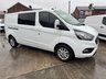 USED 2023 73 FORD TRANSIT CUSTOM 2.0 300 EcoBlue Limited Crew Van Double Cab 5dr Diesel Manual L1 H1 Euro 6 (s/s) (130 ps) 
