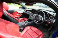 USED 2016 66 MERCEDES-BENZ C-CLASS 2.1 C250d AMG Line (Premium Plus) Coupe 2dr Diesel G-Tronic+ Euro 6 (s/s) (204 ps) BRILLIANT BLUE METALLIC PAINTWORK + 360 CAMERA + SUNROOF + BURMESTER