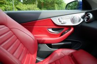 USED 2016 66 MERCEDES-BENZ C-CLASS 2.1 C250d AMG Line (Premium Plus) Coupe 2dr Diesel G-Tronic+ Euro 6 (s/s) (204 ps) BRILLIANT BLUE METALLIC PAINTWORK + 360 CAMERA + SUNROOF + BURMESTER