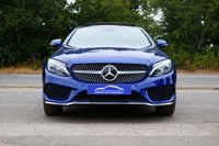 USED 2016 66 MERCEDES-BENZ C-CLASS 2.1 C250d AMG Line (Premium Plus) Coupe 2dr Diesel G-Tronic+ Euro 6 (s/s) (204 ps) BRILLIANT BLUE METALLIC PAINTWORK + 360 CAMERA + SUNROOF + BURMESTER