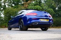 USED 2016 66 MERCEDES-BENZ C-CLASS 2.1 C250d AMG Line (Premium Plus) Coupe 2dr Diesel G-Tronic+ Euro 6 (s/s) (204 ps) BRILLIANT BLUE METALLIC PAINTWORK + 360 CAMERA + SUNROOF + BURMESTER
