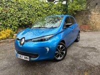USED 2017 67 RENAULT ZOE Q90 41kWh Dynamique Nav Auto 5dr (Quick Charge, Battery Lease) 1 OWNER CAR|FSH|R/CAM|2 KEYS