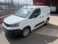 USED 2020 70 PEUGEOT PARTNER 1000 1.5 BlueHDi 100 Professional Standard Panel Van - 3 SEATS + AIR CON ONLY 48000 MILES + S/HISTORY + 3 SEATS