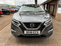 USED 2018 18 NISSAN QASHQAI 1.2 DIG-T Tekna SUV 5dr Petrol Manual Euro 6 (s/s) (115 ps) * SAT-NAV * HEATED SEATS * PANORAMIC ROOF * PARKING CAMERA * 2 KEYS * FOLDING MIRROS * 1 KEEPER * SERVICE HISTORY *