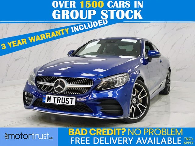 View our Mercedes-Benz C-Class 2.0 C300d AMG Line (Premium) Coupe 2dr Diesel G-Tronic+ Euro 6 (s/s) (245 ps)