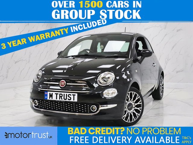 View our Fiat 500 1.0 MHEV Top Hatchback 3dr Petrol Manual Euro 6 (s/s) (70 bhp)