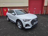 USED 2020 20 AUDI Q3 1.5 TFSI CoD 35 S line Sportback 5dr Petrol S Tronic Euro 6 (s/s) (150 ps) S LINE AUTOMATIC FSH