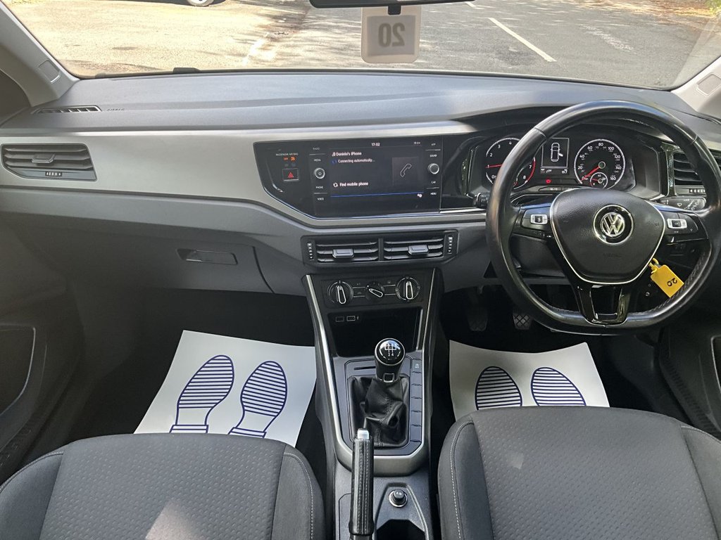 USED 2019 68 VOLKSWAGEN POLO 1.0 TSI GPF SE Hatchback 5dr Petrol Manual Euro 6 (s/s) (95 ps) Apple CarPlay, Bluetooth