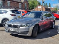 USED 2015 65 BMW 5 SERIES 2.0 520d SE Saloon 4dr Diesel Auto Euro 6 (s/s) (190 ps) 