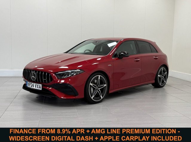 View our Mercedes-Benz A-Class 2.0 A35h MHEV AMG (Premium) Hatchback 5dr Petrol Hybrid 7G-DCT 4MATIC Euro 6 (s/s) (320 ps)