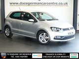 USED 2016 66 VOLKSWAGEN POLO 1.2 TSI BlueMotion Tech Match Hatchback 5dr Petrol Manual Euro 6 (s/s) (90 ps) CAR-NET / APP-CONNECT + DAB DIGITAL RADIO + BLUETOOTH WITH MEDIA STREAMING + IN CAR ENTERTAINMENT WITH TOUCH SCREEN MEDIA DISPLAY + CRUISE CONTROL + CLIMATE CONTROL + AIR CONDITIONING + LEATHER MULTIFUNCTIONAL STEERING WHEEL + ELECTRIC HEATED DOOR MIRRORS + ELECTRIC WINDOWS + 15 INCH ALLOY WHEELS....