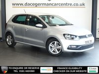 USED 2016 66 VOLKSWAGEN POLO 1.2 TSI BlueMotion Tech Match Hatchback 5dr Petrol Manual Euro 6 (s/s) (90 ps) CAR-NET / APP-CONNECT + DAB DIGITAL RADIO + BLUETOOTH WITH MEDIA STREAMING + IN CAR ENTERTAINMENT WITH TOUCH SCREEN MEDIA DISPLAY + CRUISE CONTROL + CLIMATE CONTROL + AIR CONDITIONING + LEATHER MULTIFUNCTIONAL STEERING WHEEL + ELECTRIC HEATED DOOR MIRRORS + ELECTRIC WINDOWS + 15 INCH ALLOY WHEELS....