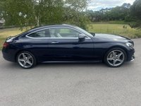 USED 2017 67 MERCEDES-BENZ C-CLASS 2.1 C220d AMG Line (Premium) Coupe 2dr Diesel G-Tronic+ Euro 6 (s/s) (170 ps) GREAT SPEC 57K FSH PAN ROOF HEATED SEATS NAV