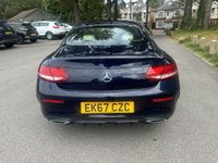 USED 2017 67 MERCEDES-BENZ C-CLASS 2.1 C220d AMG Line (Premium) Coupe 2dr Diesel G-Tronic+ Euro 6 (s/s) (170 ps) GREAT SPEC 57K FSH PAN ROOF HEATED SEATS NAV