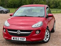 USED 2013 63 VAUXHALL ADAM 1.2 16v JAM Euro 5 3dr New Service+2 Keys+Long Mot