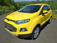 USED 2016 66 FORD ECOSPORT 1.0T EcoBoost Titanium SUV 5dr Petrol Manual 2WD Euro 5 (s/s) (125 ps) LOW MILES-TOP SPEC