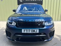 USED 2017 17 LAND ROVER RANGE ROVER SPORT 5.0 V8 SVR SUV 5dr Petrol Auto 4WD Euro 6 (s/s) (550 ps) 