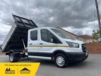 USED 2023 23 FORD TRANSIT 130 2.0 350 EcoBlue Leader Double Cab TIPPER RWD L3 Euro 6 +VAT 