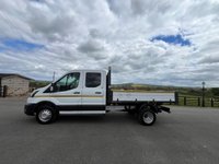 USED 2023 23 FORD TRANSIT 130 2.0 350 EcoBlue Leader Double Cab TIPPER RWD L3 Euro 6 +VAT 