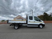 USED 2023 23 FORD TRANSIT 130 2.0 350 EcoBlue Leader Double Cab TIPPER RWD L3 Euro 6 +VAT 