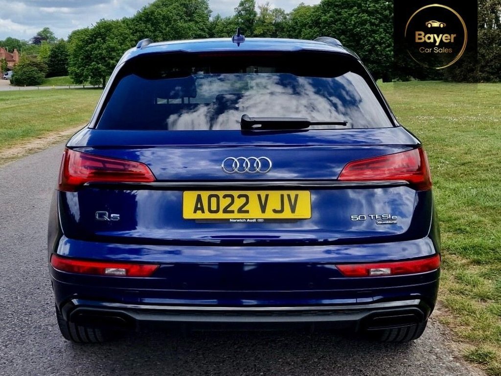 USED 2022 22 AUDI Q5 2.0 TFSIe 50 Edition 1 SUV 5dr Petrol Plug-in Hybrid S Tronic quattro Euro 6 (s/s) 17.9kWh (299 ps) FINANCE AVAILABLE