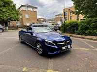 USED 2017 67 MERCEDES-BENZ C-CLASS 2.0 C200 Sport Cabriolet 2dr Petrol G-Tronic+ Euro 6 (s/s) (184 ps) Reverse Camera, Electric Memory Seats