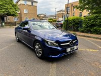 USED 2017 67 MERCEDES-BENZ C-CLASS 2.0 C200 Sport Cabriolet 2dr Petrol G-Tronic+ Euro 6 (s/s) (184 ps) Reverse Camera, Electric Memory Seats