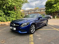 USED 2017 67 MERCEDES-BENZ C-CLASS 2.0 C200 Sport Cabriolet 2dr Petrol G-Tronic+ Euro 6 (s/s) (184 ps) Reverse Camera, Electric Memory Seats