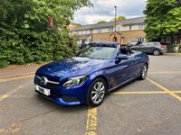 USED 2017 67 MERCEDES-BENZ C-CLASS 2.0 C200 Sport Cabriolet 2dr Petrol G-Tronic+ Euro 6 (s/s) (184 ps) Reverse Camera, Electric Memory Seats