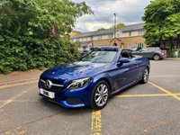USED 2017 67 MERCEDES-BENZ C-CLASS 2.0 C200 Sport Cabriolet 2dr Petrol G-Tronic+ Euro 6 (s/s) (184 ps) Reverse Camera, Electric Memory Seats