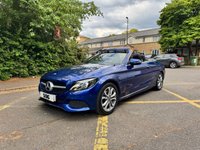 USED 2017 67 MERCEDES-BENZ C-CLASS 2.0 C200 Sport Cabriolet 2dr Petrol G-Tronic+ Euro 6 (s/s) (184 ps) Reverse Camera, Electric Memory Seats