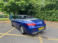 USED 2017 67 MERCEDES-BENZ C-CLASS 2.0 C200 Sport Cabriolet 2dr Petrol G-Tronic+ Euro 6 (s/s) (184 ps) Reverse Camera, Electric Memory Seats