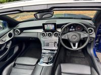 USED 2017 67 MERCEDES-BENZ C-CLASS 2.0 C200 Sport Cabriolet 2dr Petrol G-Tronic+ Euro 6 (s/s) (184 ps) Reverse Camera, Electric Memory Seats