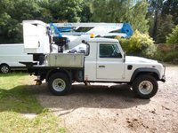 USED 2014 63 LAND ROVER DEFENDER 2.2 TDCi 13.5M CPL MEWP 4WD MWB Euro 5 (122 ps) F/S/H -2500kg PTO Winch