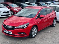 USED 2018 68 VAUXHALL ASTRA 1.4i Turbo SRi Hatchback 5dr Petrol Manual Euro 6 (150 ps) SAT NAV + CARPLAY + SENSORS + HEATED SEATS/WHEEL + CRUISE + FSH
