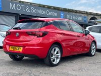 USED 2018 68 VAUXHALL ASTRA 1.4i Turbo SRi Hatchback 5dr Petrol Manual Euro 6 (150 ps) SAT NAV + CARPLAY + SENSORS + HEATED SEATS/WHEEL + CRUISE + FSH