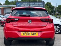 USED 2018 68 VAUXHALL ASTRA 1.4i Turbo SRi Hatchback 5dr Petrol Manual Euro 6 (150 ps) SAT NAV + CARPLAY + SENSORS + HEATED SEATS/WHEEL + CRUISE + FSH