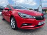 USED 2018 68 VAUXHALL ASTRA 1.4i Turbo SRi Hatchback 5dr Petrol Manual Euro 6 (150 ps) SAT NAV + CARPLAY + SENSORS + HEATED SEATS/WHEEL + CRUISE + FSH