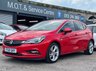USED 2018 68 VAUXHALL ASTRA 1.4i Turbo SRi Hatchback 5dr Petrol Manual Euro 6 (150 ps) SAT NAV + CARPLAY + SENSORS + HEATED SEATS/WHEEL + CRUISE + FSH