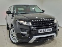 USED 2014 64 LAND ROVER RANGE ROVER EVOQUE 2.2 SD4 Dynamic Santorini Black SUV 5dr Diesel Auto 4WD Euro 5 (s/s) (190 ps) 