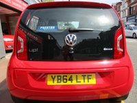 USED 2014 64 VOLKSWAGEN UP! 1.0 BlueMotion Tech Move up! Hatchback 5dr Petrol Manual Euro 5 (s/s) (60 ps) STUNNING EXAMPLE ,�&pound;20 ROAD TAX ,12 MONTHS MOT ,6 MONTHS WARRANTY ,10 SERVICE STAMPS ,CREIDIT TOO PREVIOUS OWNER , 